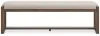 Ashley Furniture D974-00 Cabalynn - Large Uph Dining Room Bench - Oatmeal / Light Brown