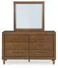 Ashley Furniture B615B1 Lyncott - Dresser And Mirror - Brown