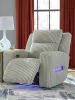 Ashley Furniture PC6420313 Ashley Furniture PC6420313 Forest Lake - Power Recliner With Adj Headrest - Alloy