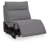 Ashley Furniture 65906S47 Ashley Furniture 65906S47 Modmax II - 8-Piece Power Reclining Sectional With LAF Press Back Power Chaise And Console - Salt And Pepper