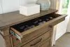Ashley Furniture PCB782-46 Karallin - Seven Drawer Chest - Medium Brown