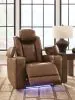 Ashley Furniture PCU1420013 Gruaro - Power Recliner With Adjustable Headrest - Amber