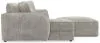 Jackson Furniture Industries 2306/73/75/28-01 Jackson Furniture Industries 2306/73/75/28-01 Bucktown - 2 Piece Sofa / LSF Chaise With Extra Thick Cuddler Seat Cushions & Cocktail Ottoman - Parchment
