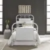 Liberty Furniture 179-BR11HFR-AW Liberty Furniture 179-BR11HFR-AW Vintage Series - Twin Metal Bed - Antique White