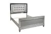 New Classic 02-9698S-100 Valentino - 6/6 King Bed - Silver