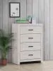 CoasterEveryday 207055 Brantford - 4-Drawer Bedroom Chest - Coastal White