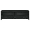 CoasterEssence 700645 Alton - 3-Drawer Engineered Wood TV Stand - Black Oak