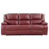 Coaster Fine Furniture 610241-S2 Camila - 2 Piece Upholstered Reclining Sofa Set - Red