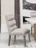 Coaster Fine Furniture 106683 Carla - Velvet Upholstered Dining Side Chair (Set of 2) - Stone