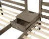 Furniture of America FOA-BK659GY-BED Hortense - Triple Twin Bunk Bed - W. Gray