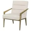 Coaster Fine Furniture 903143 Kirra - Upholstered Metal Arm Accent Chair - Cream