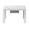 Intercon NS-SF-ARMLSS-BUF-7PC Nash - 6 Piece Outdoor Seating Sectinal And Table - Buff