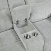 New Classic U2542-25-MST Chablis - Reclining Console Loveseat - Mist Gray
