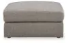 Benchcraft® 8470408 Lindon - Oversized Accent Ottoman - Smoke