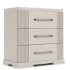 Riverside Furniture 78269 Alexis - 3-Drawer Nightstand - Latte Essence