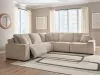 Benchcraft® 87003S4 Benchcraft® 87003S4 Carceri - 5-Piece Power Sectional Reclining Sofa - Cashmere