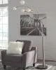 Ashley Furniture L725089 Winter - Metal Arc Lamp  - Silver Finish