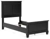 Ashley Furniture B687B2 Ashley Furniture B687B2 Lanolee - Twin Panel Bed - Black