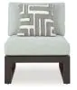 Ashley Furniture P490P1 Ashley Furniture P490P1 Beachloft - 6-Piece Outdoor Sectional - Black / Gray