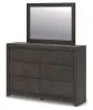 Ashley Furniture PCB3370B1 Fraluna - Dresser And Mirror - Charcoal