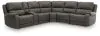 Ashley Furniture PCU12600S5 Ashley Furniture PCU12600S5 5Z - Pittson - 6-Piece Power Reclining Sectional With Storage Console - Anchor