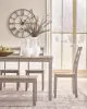 Ashley Furniture PCD403-325 Harperfeld - Dining Room Table Set (Set of 6) - Natural / Gray