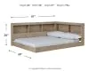 Ashley Furniture EB2270B2 Ashley Furniture EB2270B2 Oliah - Full Bookcase Storage Bed - Natural