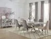 CoasterElevations 108811 Antoine - Rectangular Glass Top Dining Table - White