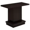CoasterEveryday 705169 Reston - Engineered Wood Pedestal Console Table - Cappuccino