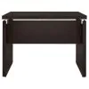 CoasterEveryday 800892 Skylar - Engineered Wood Writing Desk - Cappuccino