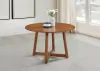 CoasterEveryday 108471 Dinah - Round Solid Wood Dining Table - Walnut