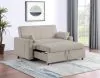 Coaster Fine Furniture 350142 Portland - Boucle Upholstered Sleeper Sofa Bed - Latte