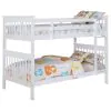 Coaster Fine Furniture 460244N-SM Chapman - Wood Twin Over Twin Bunk Bed With Mattress - White