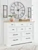 Benchcraft® B844-31 Ashbryn - Dresser - White / Natural