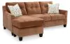 Benchcraft® 67204/18/20/14 Amity Bay - 3 Pc. - Sofa Chaise, Chair, Ottoman - Clay