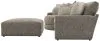 Jackson Furniture Industries 3145/73/92/28-28 Jackson Furniture Industries 3145/73/92/28-28 Turner - 2 Piece Sofa Cuddler With Left Side Facing Cuddler And Cocktail Ottoman - Mushroom