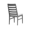 Intercon NV-CH-460C-MCA-RTA Navarro - Outdoor Dining Ladder Side Chair - Mocha