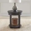 Liberty Furniture 811-OT1020 Weston - Round End Table - Peppercorn