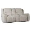Liberty Furniture 7025PF-23P Clayton - Loveseat With Console P3 & ZG - Galactic Parchment