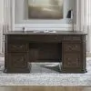 Liberty Furniture 765-HO-JED Providence Park - Jr Executive Desk - Chateau Brown