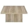Coaster Fine Furniture 710878 Devar - Square Engineered Wood Coffee Table - Distressed Pine