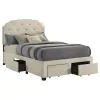 Coaster Fine Furniture 316011FB2 Marianna - Full Footboard & Side Rails, Box 2 of 2 - Cream