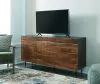 Ashley Furniture A4000580 Darrey - Accent Cabinet - Natural / Brown
