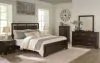 Ashley Furniture B441/31/36/81/97/92(2) Ashley Furniture B441/31/36/81/97/92(2) Covetown - 6 Pc. - Dresser, Mirror, Queen Panel Bed, 2 Nightstands - Dark Brown