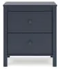 Ashley Furniture EB1528-292 Simmenfort - Two Drawer Night Stand - Navy Blue