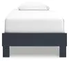 Ashley Furniture EB1528-111 Simmenfort - Twin Platform Bed - Navy Blue