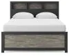 Ashley Furniture PCB1118B2 Ashley Furniture PCB1118B2 Broachmyn - Queen Bookcase Bed - Black / Gray