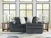 Ashley Furniture 98105S16 Ashley Furniture 98105S16 Midnight-Madness - 2-Piece Sectional With RAF Corner Chaise - Gunmetal