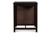New Classic D1701-32S-EBY New Classic D1701-32S-EBY Gia - Counter Table With 2 Chairs & Storage Shelf - Ebony