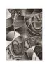Furniture of America RG5186S Sivas - 5' x 7' Area Rug - Gray / Black Fabric